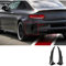 LAYYSD Heckstoßstangen Spoiler Für Benz Für C-Klasse Für W205 Für C205 Für S205 Coupé Limousine Kombi Glanzschwarz Heckstoßstange Canard Flaps Spoilerabdeckung(Coupe Black)