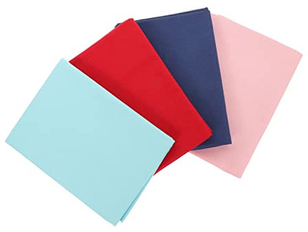 CIMAXIC 4-teiliges Kreuzstoff-Stickerei-Handwerk-nähtuch-Baumwoll-leinen-Material-kit Für Stickerei