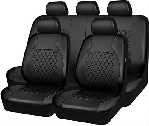 ZORTAXKFV Autositzbezüge Für Ford Focus 2011 2012 2013 2014 2015 2016 2017 2018 Leder Auto Sitzbezüge Vorne Hinten Autositz Schonbezug Autositz Zubehör,A