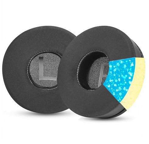 TaiZiChangQin Cooling Gel Earpads Replacement Compatible with Sony MDR-ZX110NC MDRZX110NC MDR ZX110NC Noise Cancelling Headset Ear Pads Ear Cushions Soft Memory Foam Black