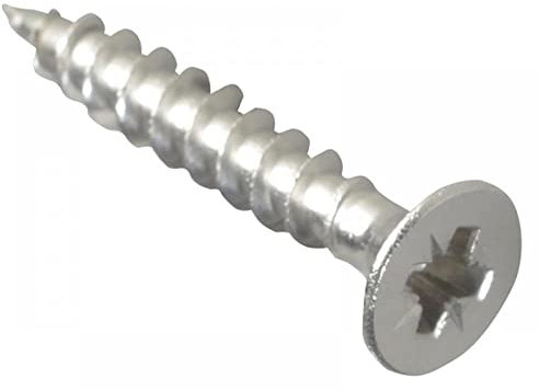 Forgefix POZI425S Vis Pozidriv à tête fraisée multi-usage Acier inoxydable