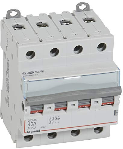 406480 Interrupteur Sectionneur Tétrapolaire 4p 400v - 40a - 4 Modules - Bornes à Vis Legrand Dx³-is