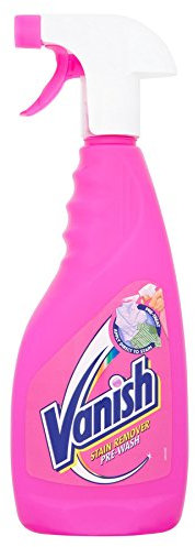 Vanish Stain Remover Pre-Wash Spray 500ml, 6-Pack - 100+ Stains, Versatile Stain Remover