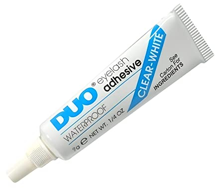 Wasser-resistenter DUO Haut-Kleber für künstliche Wimpern und Augenbrauen, geruchlos, vegan, mit Latex