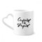 beatChong Amor ist dumm Zitat-Art-Becher-Kaffeetasse Keramik Keramik Herz Griff 12 Unzen