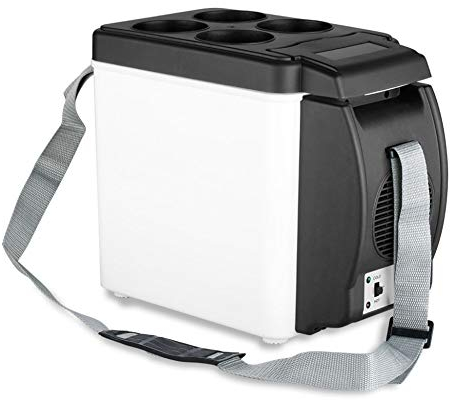 TYZXR Mini Nevera Portatil Nevera Coche 12v 220v Silenciosa PequeñA Electrica Nevera Coche 10L FríO Calor Refrigerador para Coche Hogar Viaje Picnic