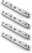 QWORK® Bettverbinder Bettbeschlag , Bettschienen Halterungen , Bettbeschlag für Lattenrost komplett ,130mm , 4 Stück