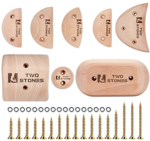 Kletterset aus Holz für Kinder und Erwachsene | Kletterwand aus Holz für Kinder und Fitnessstudios
