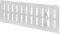 Repa Market 16 x 6 Inch (Outer Dimensions) White Adjustable Air Wall Vent Cover - Indoor Outdoor Metal Grille Heating Cooling Ventilation for Home Garage Shed Open and Close Register (400 x 150 mm)