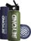 Beyond Premium Vacuum Insulated Stainless Steel Double Walled Stainless Steel Water Bottle 1000ml Wide Mouth Sports Drink Flask BPA Free (Forest Green)