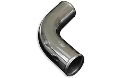 Aluminium bogen Alu-Bogen 75° Ladeluftkühler Turbo Alurohr Rohrbogen Pipe 30cm Lange (28mm)