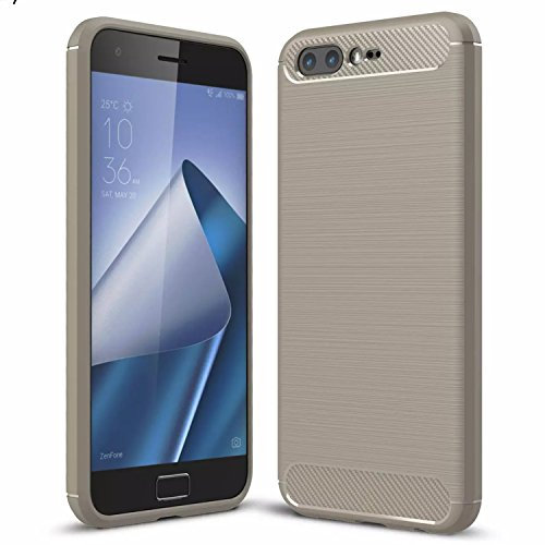 Handy Lux® Schutz Hülle Case Cover TPU Silikon für LG G8s ThinQ - Grau