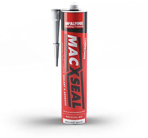 McAlpine MACXSEAL-WH Hybrid Sealant & Adhesive 290ml WHITE