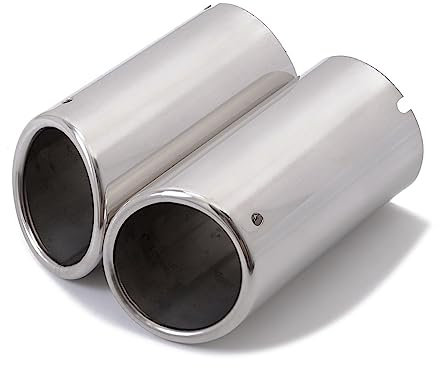 Auspuffblende Blenden Für VW Für Touran (Zweite Generation) 2016 2017 2018 2019 2020 2021 2022 Auto-Endauspuff-Endrohr-Hinterschalldämpferspitze Endrohrblenden