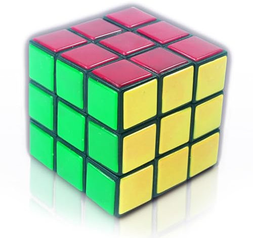 Magic Cube 3D Magic Cube Jeu de puzzle de concentration et de bouton de couleur classique et cube de sudoku (multicolore)