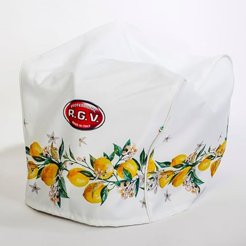 RGV 1936 Abdeckung für Aufschnittmaschine – Eleganz und Schutz mit Zitronenmuster – 100% Made in Italy, Polyester