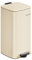 SONGMICS Mülleimer Küche, 30 Liter Abfalleimer, Tretmülleimer, Stahl, mit Inneneimer, Softclose, Offenhaltefunktion, sandbeige LTB593A02