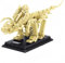 VizBrou Tier Fossilien Bausteine Set, Dinosaurier Welt Schädel Klemmbausteine, 496 Teile Triceratops Dino Skelett Knochen Modell Bausatz Spielzeug für Mädchen Jungen Kinder Erwachsene Geschenk Dekor