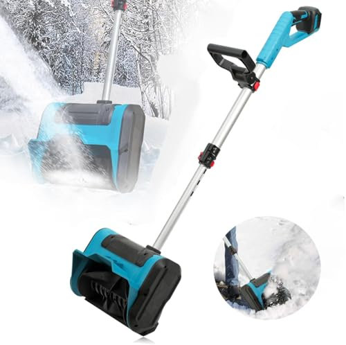 Pala Da Neve Domestica Azionata a Mano, Pala Da Neve Elettrica Senza Fili (20 V, Larghezza Di Lavoro 30cm, Altezza Massima Della Neve 20cm), Con Batteria E Caricabatterie,1Xbattery