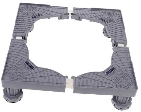 NUOBESTY Supporto Per Lavatrice Mini Frigorifero 1 Pezzo Telaio Di Base Per Elettrodomestici Cuscinetto Stabilizzatore Grigio