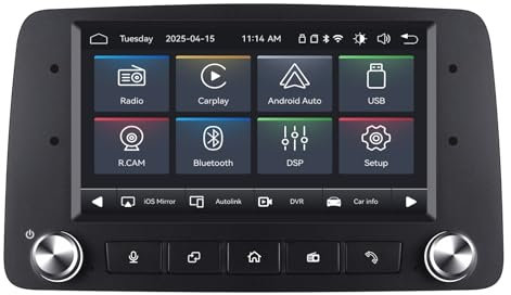 Autoradio Linux Avvio Lampo Compatibile Fiat Panda 169 2003-2012 | Installazione Rapida | CarPlay/Android Auto Wireless/FM/AM/RDS/USB | DSP 100W |