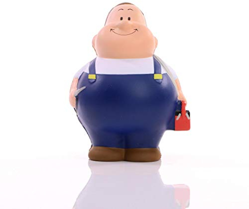 SQUEEZIES Elektriker Bert - Der praktische Antistress-Begleiter für jeden Job! Witziges Geschenk für Handwerker, Büroangestellte und alle, die eine kleine Auszeit vom Alltag brauchen.
