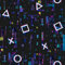 YöL Video Game Glitch Wallpaper - Multicoloured Pink Purple Black Blue - Gaming Streaming Teenager Kids Boys Bedroom Man Cave Feature Wall Geometric Modern