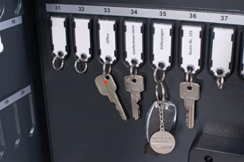 Pavo MAGNETIC TECHNOLOGY - Magnettags 10 Stück, Magnetische Schlüsselanhänger, Premium-Schlüsselanhänger, 5 Farben: (x2 braun, x2 schwarz, x2 blau, x2 weiß, x2 grau) 8012138