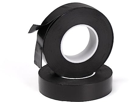 KLVN 2pcs 66m Long Self Amalgamating Repair Tape Rubber Waterproof Sealing Insulation Tube Repair Rubber Weld Tape (Color : 66m Long, Size : 20MM Wide)