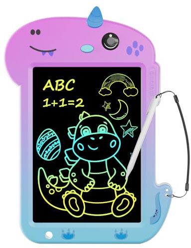 Tablet de Escritura LCD, Electight Tablet Escritura Pantalla Colorido, Juguetes Educativo con Borrable y Bloqueo Función, para Niñas y Niños de 3 4 5 6 7 Años, Morado Degradado