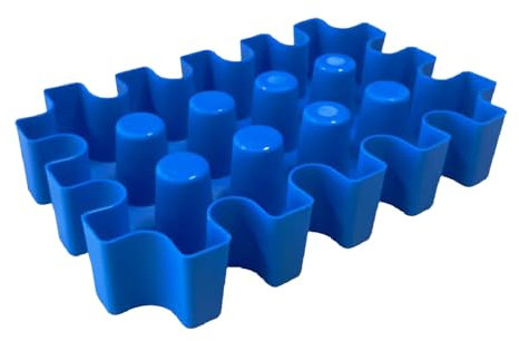 Bierkasten Eisblock Bierkühler Eiswürfelform für Bierkästen mit Geschenkidee für Biertrinker MsL124 (Navy, One Size)