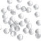 NBEADS 100 Stk. Klare No Hole Glasperlen, 10mm Quarzkugeln Perlen Ungebohrte Runde Perlen Kristall-Perlen Glaskugel Perlen für DIY-Schmuck Machen Home Dekorationen
