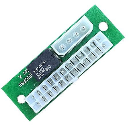 HOMSFOU Netzteiladapter Addpsu Für ATX-Power-Boards Molex ATX-stecker Kompatibel Mit Bootkarten Und Extender-kabelkarten