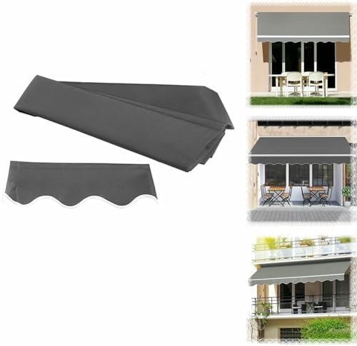 LASDERTV Einziehbarer Ersatzstoff Klemmmarkise Ersatzstoff Gelenkarm Markise Klemmmarkise Balkon Terrassenmarkise Markisenstoff Markisenbezug (6.5x5ft/200x150cm)