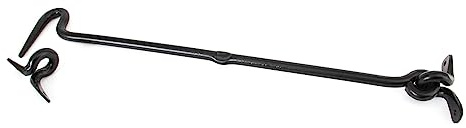From The Anvil Black 16 Inch Forged Cabin Hook