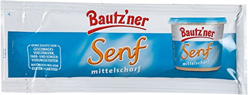 Bautz'ner - Senf mittelscharf - 200er Pack (200 x 10 ml)