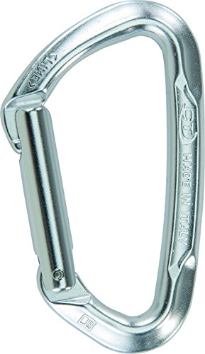 Climbing Technology Lime S Karabiner mit geradem Schnapper, Farbe:silber