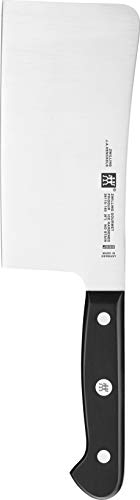 ZWILLING Gourmet Hackmesser, 15 cm, Rostfreier Spezialstahl, Ergonomischer Kunststoff-Griff, Schwarz - Made in Germany