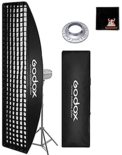 Godox 35 x 160 cm/35,6 x 160 cm a nido d' ape griglia Softbox Bowens Mount per studio flash Speedlite
