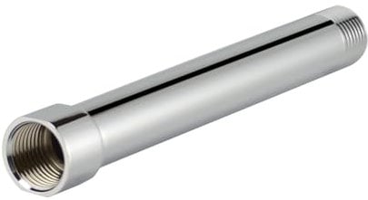 Shower Arm Extension, Shower Head Extender with G1/2 Connection, Chrome Finish Made of Solid Metal by Purelux