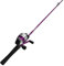 Zebco 33 Lady 602M Spincast Combo Zebco Cajun Schnur, 4,5 kg