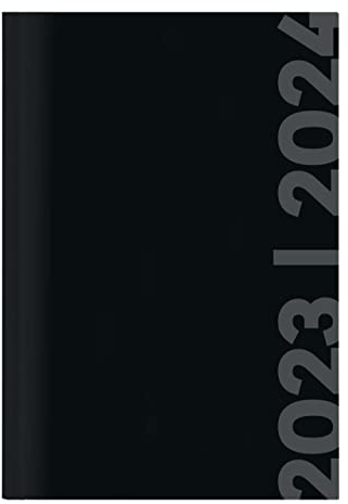 Collegetimer Black Label 2023/2024 - Schüler-Kalender A5 (15x21 cm) - schwarz - Weekly - 224 Seiten - Terminplaner - Alpha Edition (Collegetimer A5 Weekly)