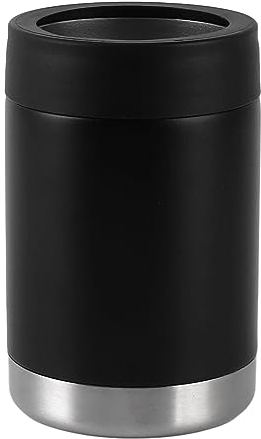 TOPINCN 12Oz Dosenkühler, Schwarzer Autobecher, Am Auto Montierter Isolierbecher mit Becher mit Kühlschrankkühler für Thermobecher, Thermobecher, Isolierbecher, Kühler,