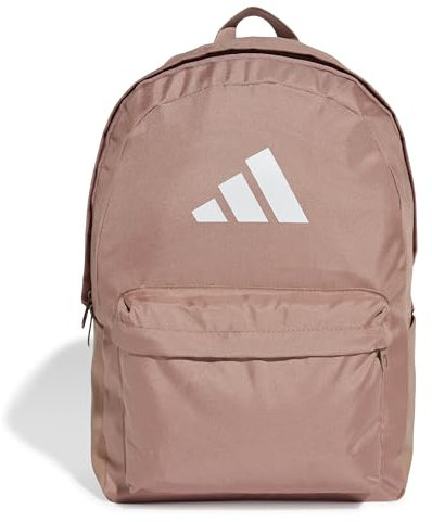 adidas Unisex Classic 3BARS Backpack, warm Clay/White, One Size