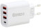Wonvify Chargeur USB Multiple 4 Ports, Prise USB A+C Multiprise Universel, Multi USB QC3.0 Adaptateur Type C pour i Phone, Samsung, Xiaomi, écouteurs, Chargeurs Rapide pour Téléphones Portables