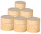 FRCOLOR 6 Pièces Pot De Pommade Pichet De Boissons Bouteilles Articles De Toilette Emporter Pots De De Voyage Coupelles à Condiments Avec Couvercles Produit Plastique