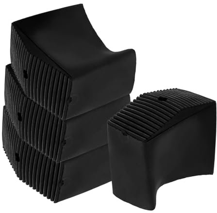 Ciieeo 4pcs Non-Slip Ladder Leg Covers Replacement Pads for Ladder Stabilizer Feet