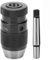 Schnellspannbohrfutter 1-16 mm, B18 Bohrfutter MK2, Bohrfutter Adapter, Kegeldorn mit Austreiblappen Mini Bohrfutter MK2 für Drehmaschine Bohrmaschine