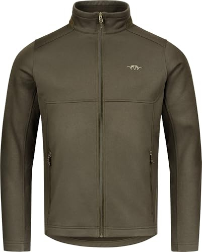 Blaser Kylar | Chaqueta de forro polar para hombre con logotipo de Argali, ligera, transpirable y cálida, ideal para caza y exterior, tallas S-3XL, marrón oscuro, 3XL