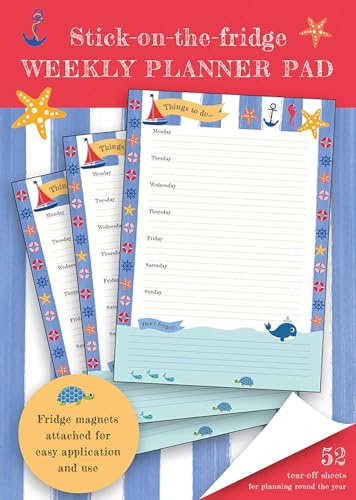 Stick-On-The-Fridge Weekly Planner Pad: Maritime: 52 Tear-Off Sheets for Planning Round the Year